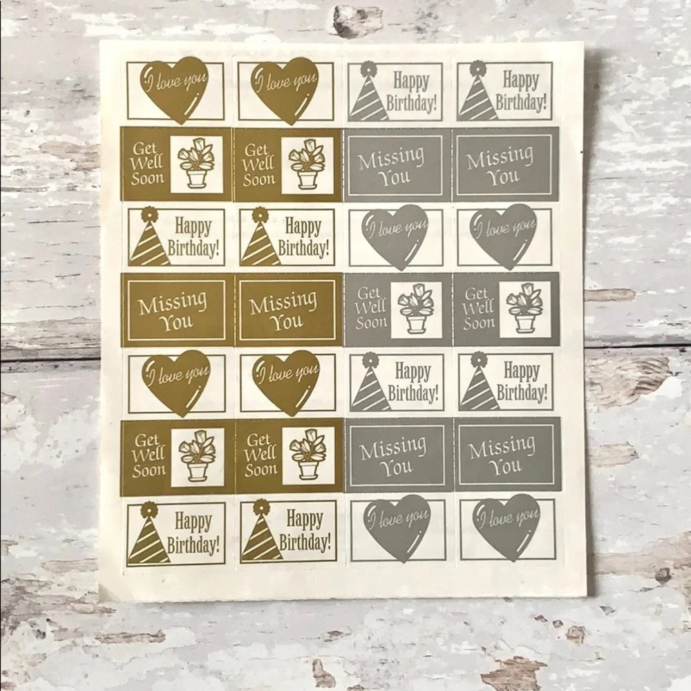 Hallmark envelope seals